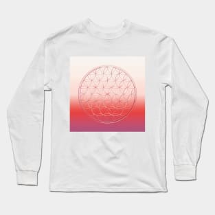 pink flower of life Long Sleeve T-Shirt